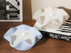 Molde silicona cuenco con volados